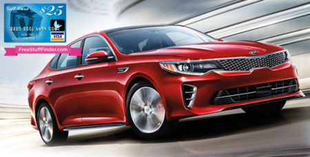 FREE $25 Visa Gift Card When You Test-Drive Any Kia Optima