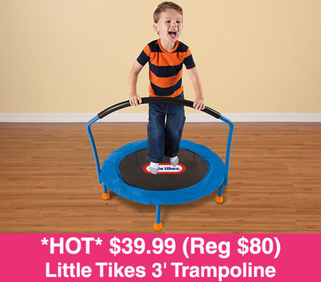 *HOT* $29.99 (Reg $80) Little Tikes Trampoline + FREE Store Pickup