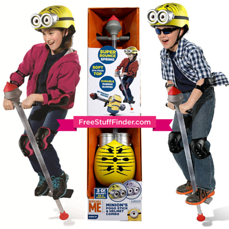 $8.86 (Reg $55) Despicable Me Pogo Stick & 3D Helmet + FREE Pickup