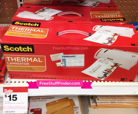 *HOT* $20 (Reg $33) Scotch Laminator + Pouches at Target