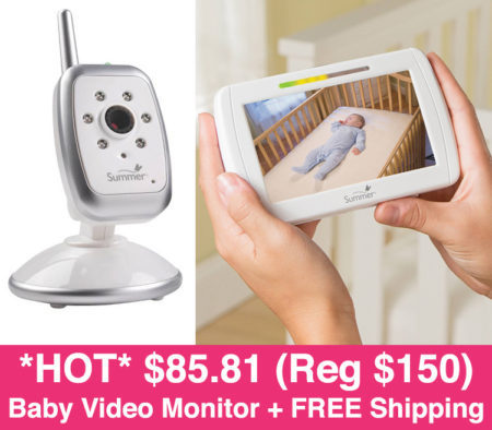 *HOT* $84 (Reg $150) Summer Infant Baby Video Monitor + FREE Shipping