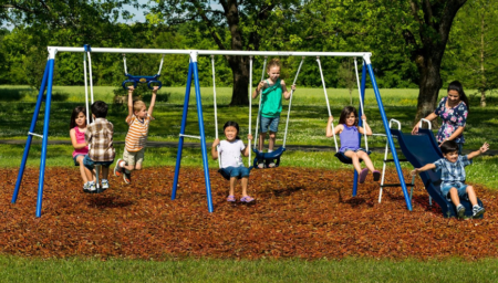 $99 (Reg $199) Flexible Flyer Metal Swingset + FREE Shipping
