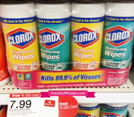 *HOT* $0.69 per container Clorox Wipes + FREE Pickup