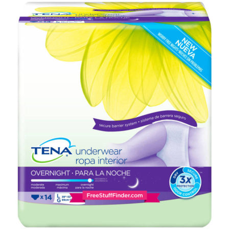 FREE Tena Overnight Underwear at Rite Aid