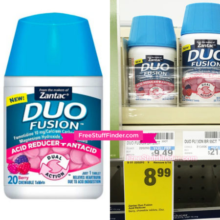 FREE Zantac Duo Fusion at CVS + $3 Moneymaker