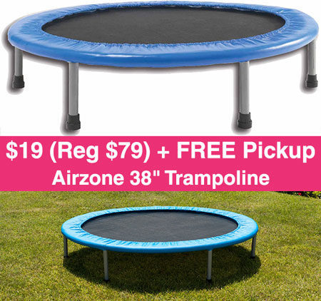 *HOT* $19 (Reg $79) Airzone 38" Trampoline + FREE Pickup