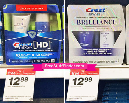 *HOT* $1.74 (Reg $13) Crest Whitening System at Target