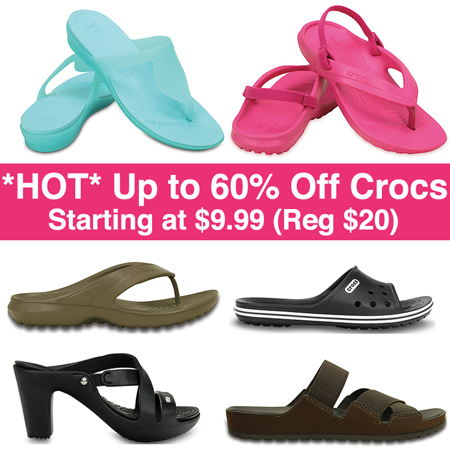 *HOT* Up to 60% Off Crocs Event (As Low As $9.99)