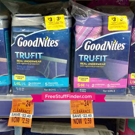 *HOT* $0.59 (Reg $24) Goodnites Underwear at Walgreens