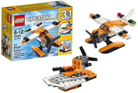 $2.54 (Reg $7) LEGO Creator Sea Plane 53-Piece Set