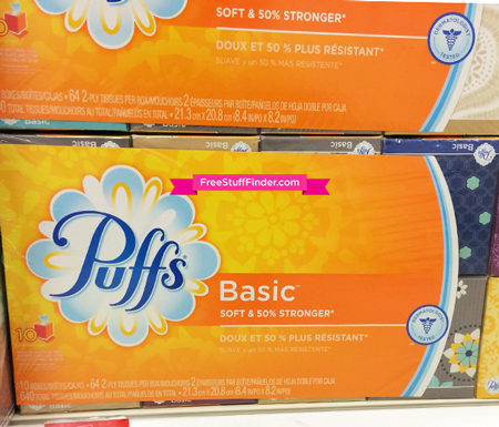 *HOT* $0.58 Per Puffs Basic Tissue Box at Target