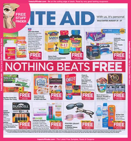 *HOT* Rite Aid Ad Preview (Week 8/21 – 8/27)