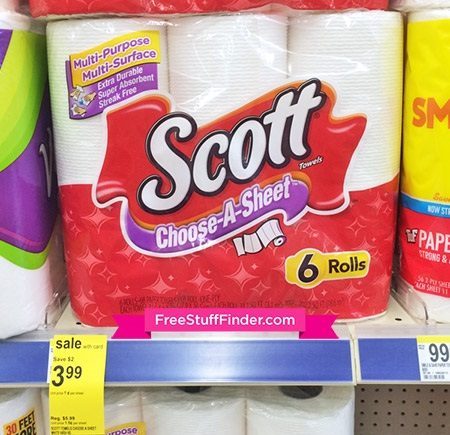 *HOT* $0.50 per Roll Scott Paper Towels at Walgreens