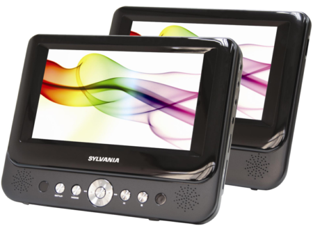 $33.76 (Reg $90) Dual Screen DVD Player + FREE Pickup