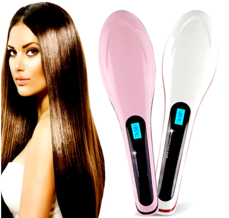 $14.99 (Reg $60) Ceramic Hair Straightening Brush