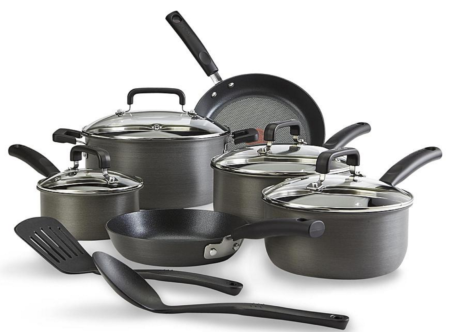 $49.40 (Reg $100) T-Fal 12Pc Cookware Set + FREE Shipping