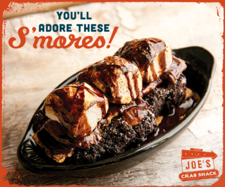 FREE S'mores Dessert at Joe's Crab Shack