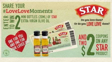 Win Two FREE Mini Bottles Extra Virgin Olive Oil (500 Winners!)