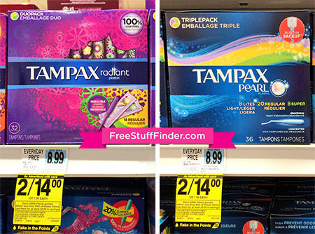 *HOT* $3 (Reg $9) Tampax Tampons at Rite Aid