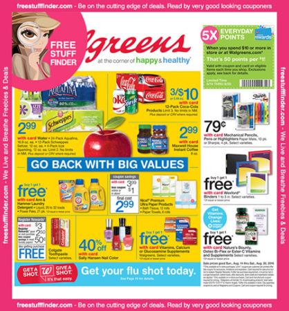 *HOT* Walgreens Ad Preview (Week 8/14 – 8/20)