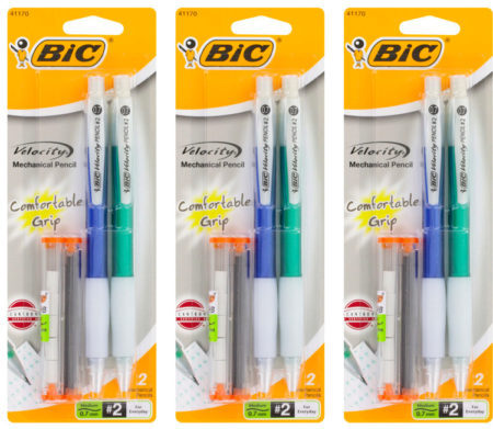 *HOT* $0.29 (Reg $1.29) BIC Velocity Pencils at Walgreens (Week 8/21)
