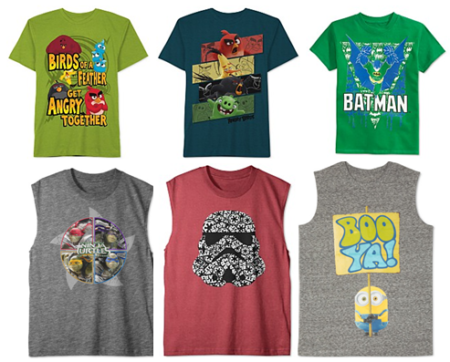 *HOT* $1.59 (Reg $16) Little Boy’s Graphic Tees & Tanks