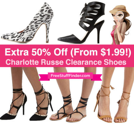 *HOT* Extra 50% Off Charlotte Russe CLX Shoes (From $1.99!)