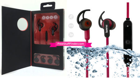 FREE Waterproof Sport Earbuds ($30 Value, Just Pay Shipping)