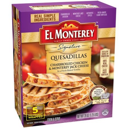 $2.99 (Reg $7) El Monterey Quesadillas at Kroger