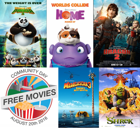 *HOT* FREE Family Movies at Cinemark Movie Theaters (8/20)