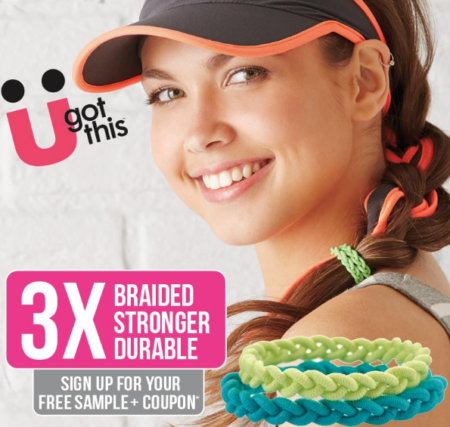 FREE Sample Scunci Braided 3X Stronger Elastic Hair Ties