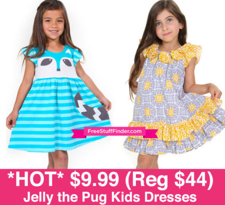 *HOT* $9.99 (Reg $65) Jelly the Pug Kids Dresses + FREE Shipping (Limited Time!)