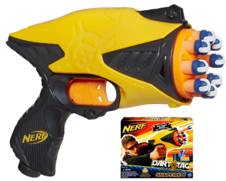 $9.98 (Reg $20) NERF Snapfire 8 Blaster + FREE Pickup