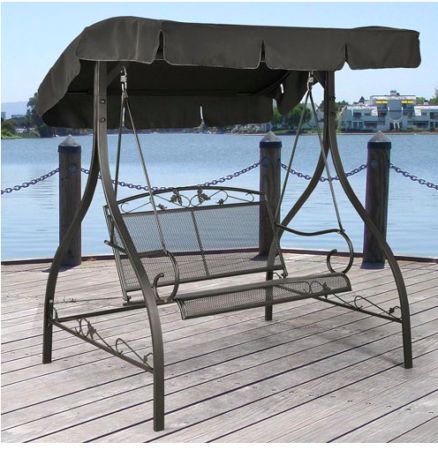 $99.99 (Reg $129) Wrought Iron Outdoor Swing + FREE Shipping