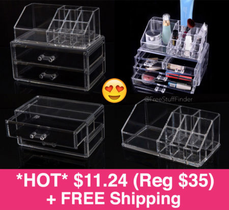 *HOT* $11.24 (Reg $35) Acrylic Makeup or Jewelry Organizer + FREE Shipping