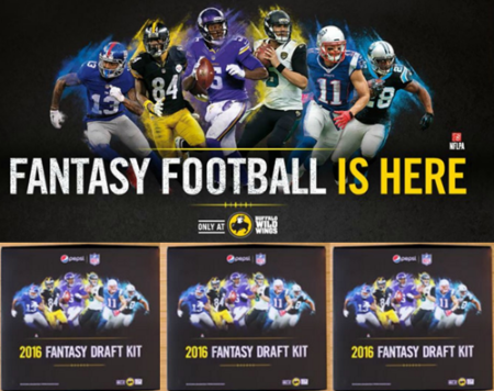 FREE Pepsi Draft Kit at Buffalo Wild Wings