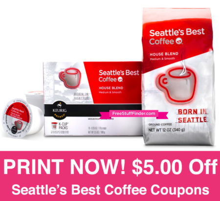 *NEW* Seattle's Best Coffee Coupons ($14.60 In Savings) - Print Now!