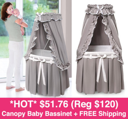 *HOT* $51.76 (Reg $120) Canopy Baby Bassinet + FREE Shipping