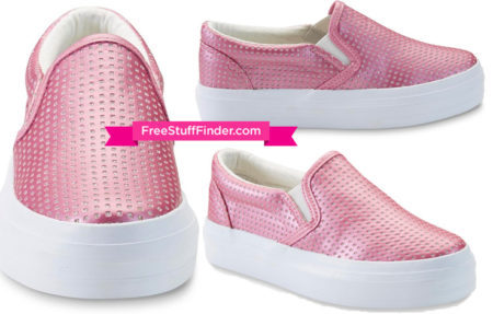 $9.99 (Reg $20) Girl's Metallic Sneaker + FREE Pickup (8/4)