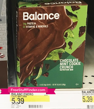 $0.45 Per Bar Balance Bar Chocolate Mint Bars at Target