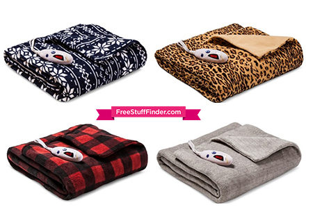 $21.54 ($30) Biddeford Heated Electric Plush Throw + FREE Pickup
