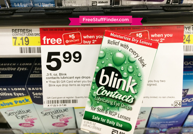 $0.49 (Reg $5.99) Blink Contact Lens Eye Drops at Target