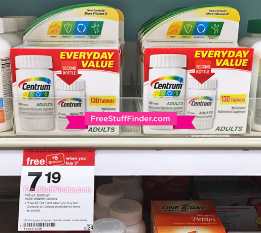 *HOT* $0.69 (Reg $7.19) Centrum Multivitamins at Target