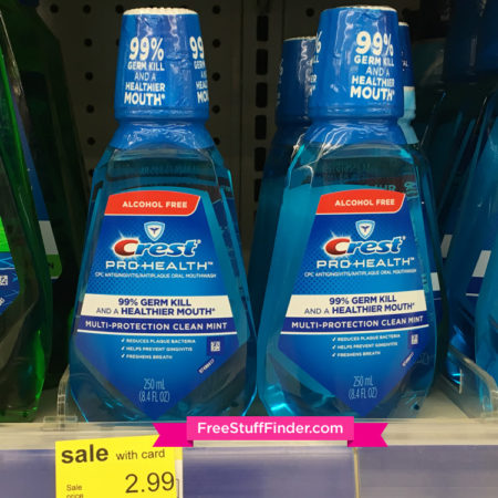 FREE Crest Mouthwash at Walgreens (Week 9/4, Print Coupons Now!)