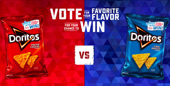 *HOT* Doritos ‘Red vs Blue’ Instant Win Game (Mail-In – 9,200 Winners!)
