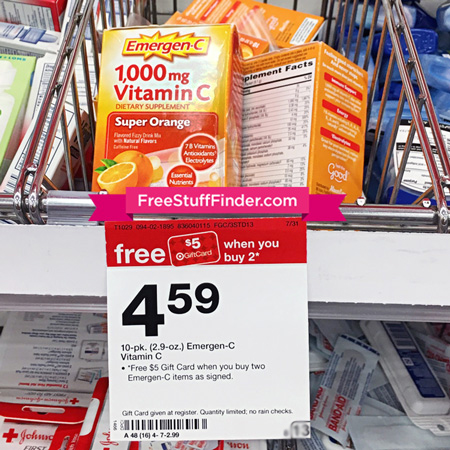 *HOT* FREE Emergen-C Drink Mix at Target + Moneymaker