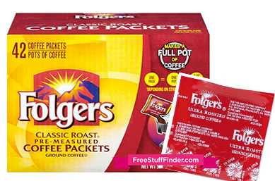 *HOT* $0.73 (Reg $26) Folgers Premeasured 42ct Regular Coffee Packs