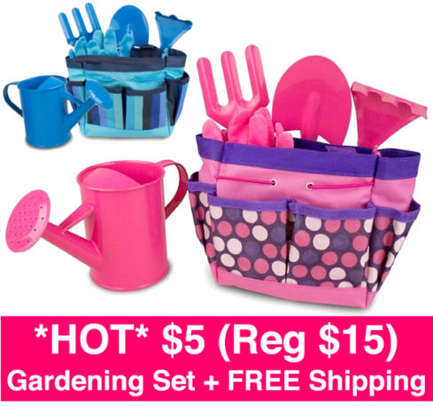 *HOT* $5 (Reg $15) 6-Piece Kid's Gardening Sets + FREE Shipping