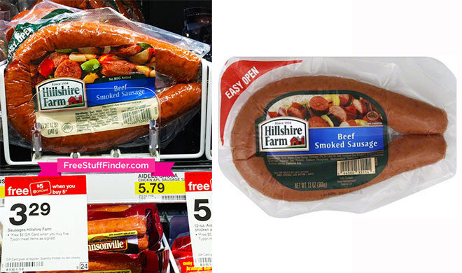 *HOT* $1.27 (Reg $3.29) Hillshire Farm & Jimmy Dean Sausage at Target