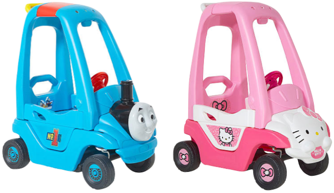 $49.99 (Reg $70) Kid's Hello Kitty & Thomas & Friends Foot to Floor Cars + FREE Shipping